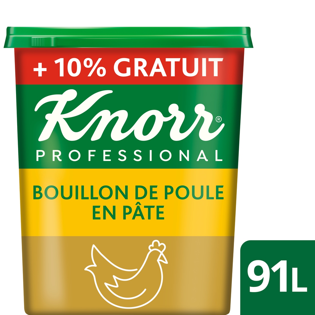 Knorr Professional Bouillon de Poule en pâte 1,65Kg - 