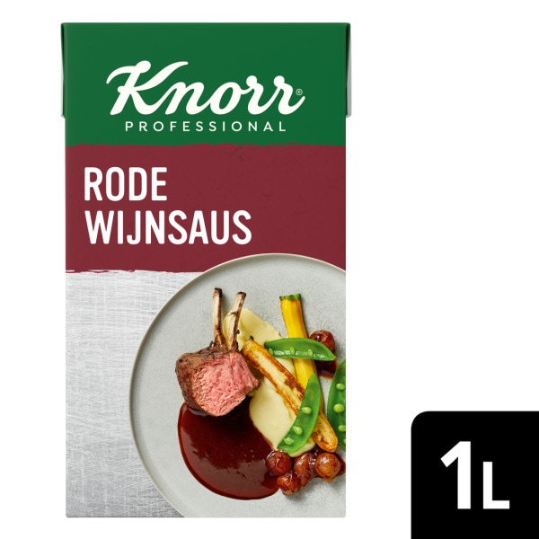 Knorr Garde d'Or Rode wijnsaus Vloeibaar 1 L - 